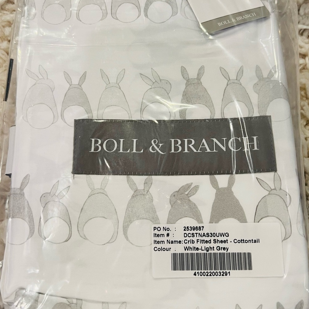 Baby Boll&Branch crib sheet